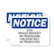 Signmission Stop Private Property No Trespassing Violators OSHA Notice Sign, Plastic, 10in W x 7in L, 2PK OS-2PACK-NS-P-710-L-18486 - alternate 1